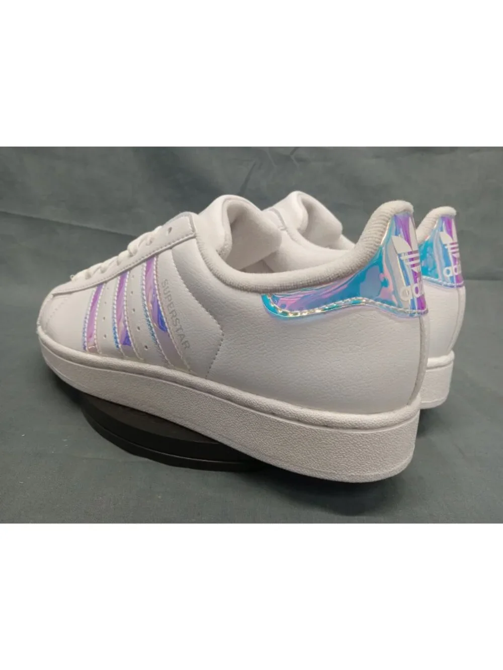 Adidas Superstar II J Sneakers JQ2803 White Halo Blue Girls Size 7 NEW NO BOX!